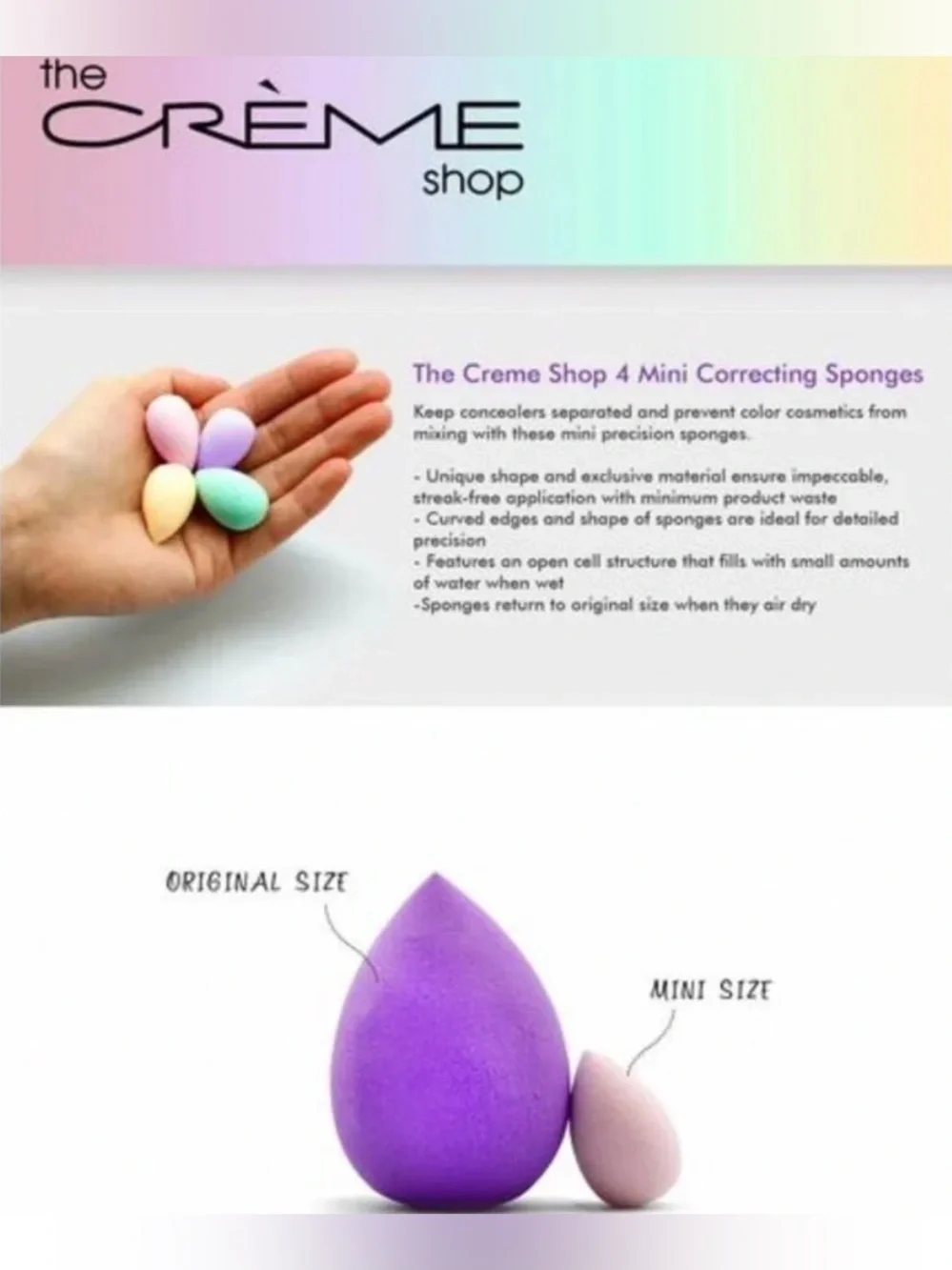 Correcting Mini Sponges